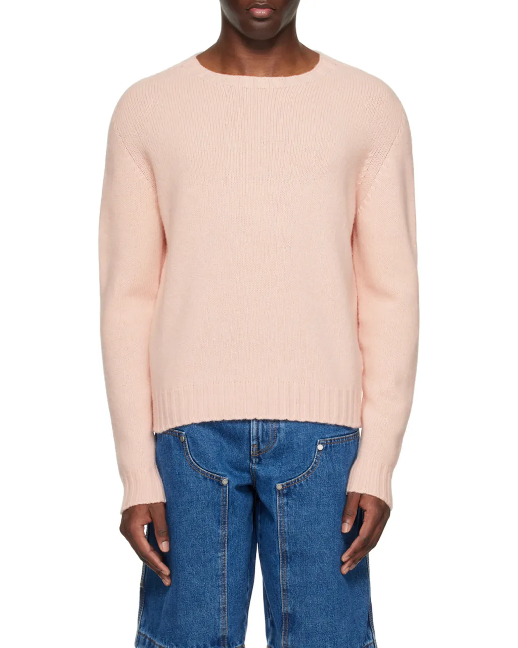 Logo Intarsia Crewneck Sweater