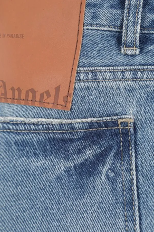 Logo Patch Straight-Leg Jeans