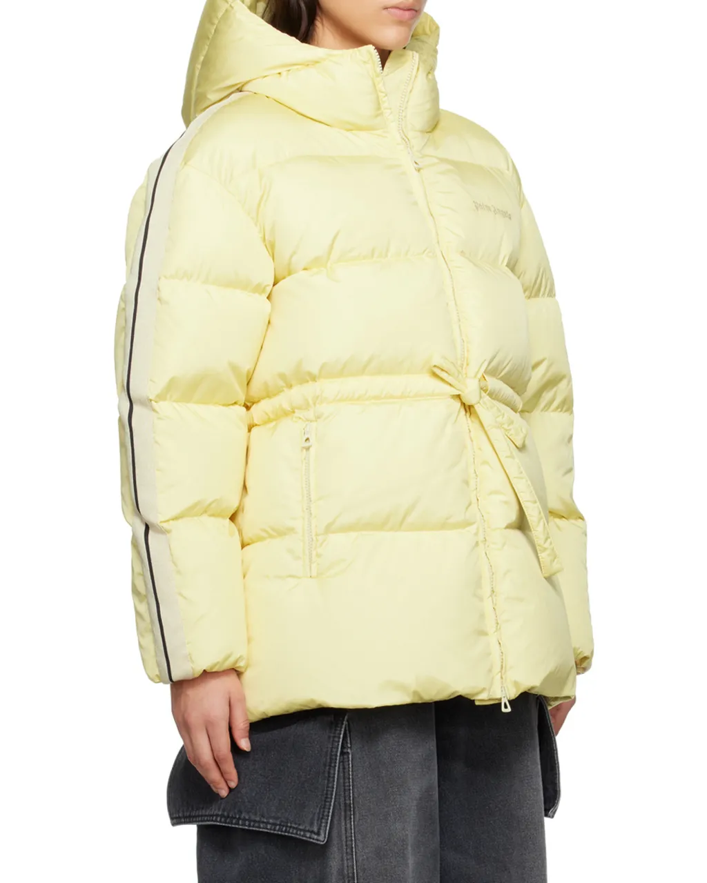 Logo Embroidered Down Jacket