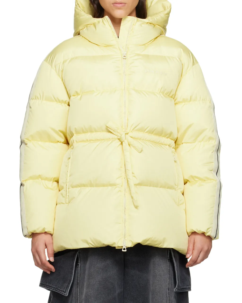Logo Embroidered Down Jacket