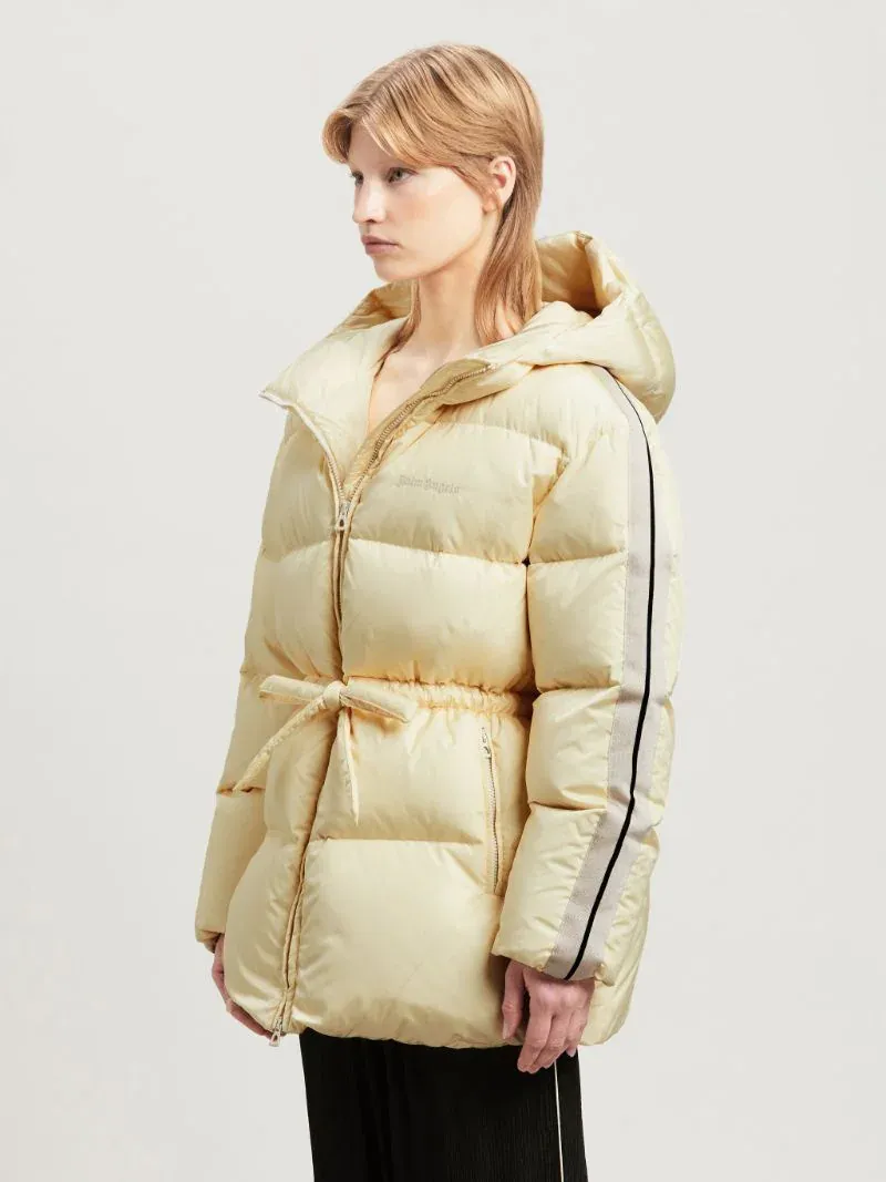 Logo Embroidered Down Jacket