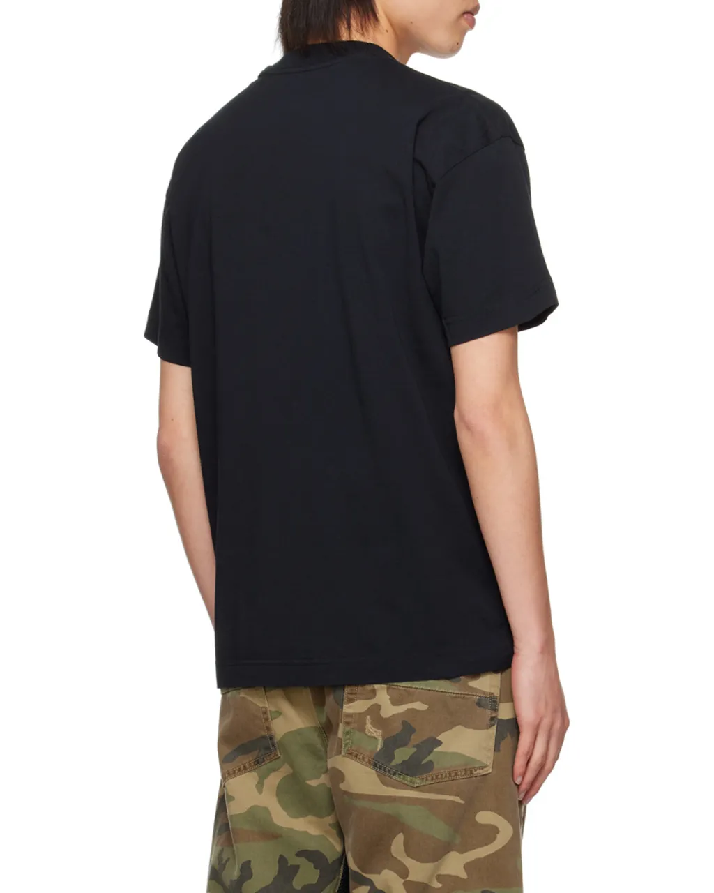 Gothic Logo Printed Crewneck T-Shirt