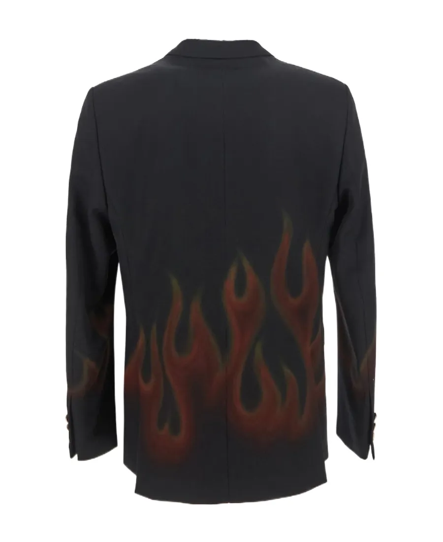 Burning Double-Breasted Blazer