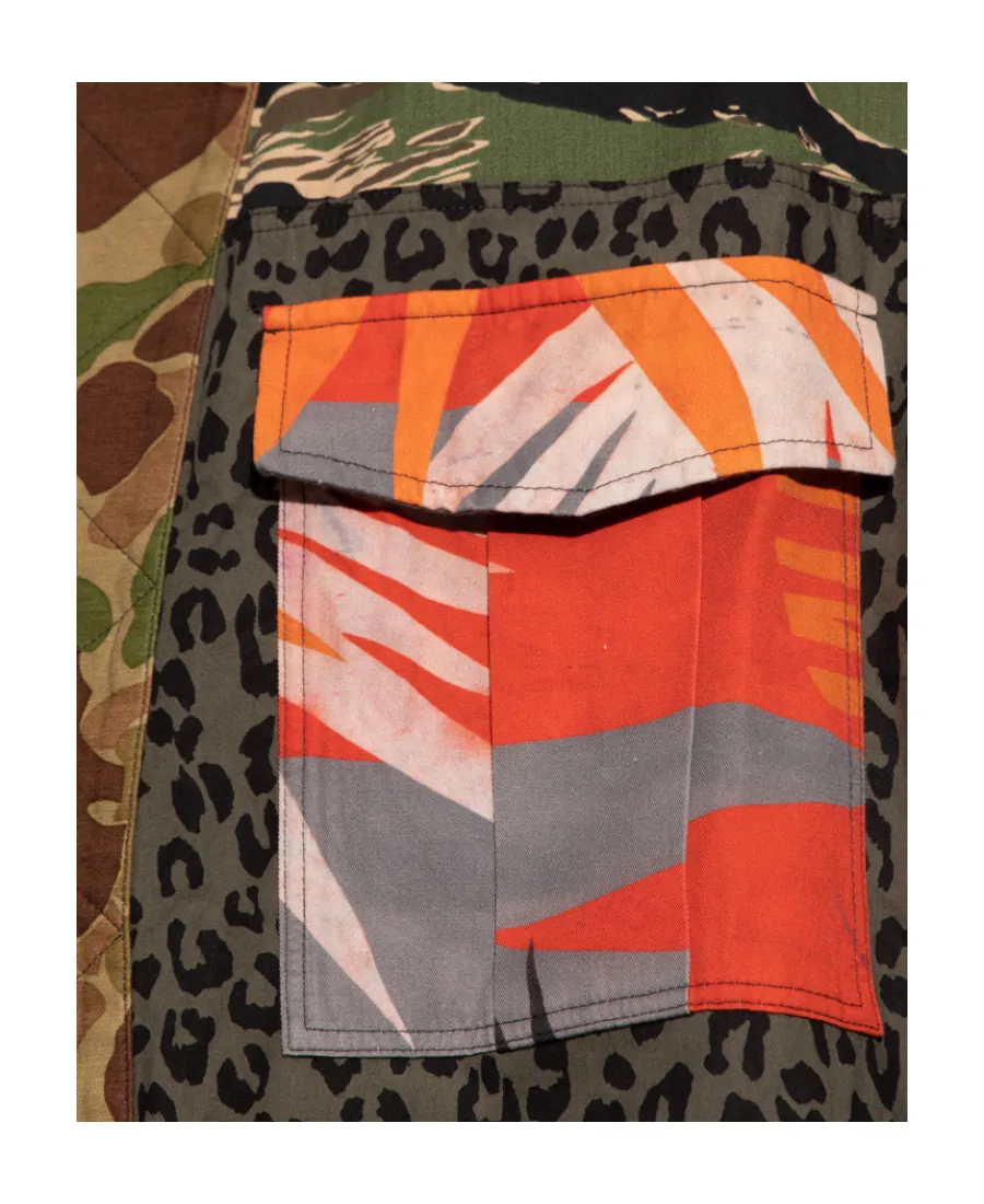 Panelled Military Jacket