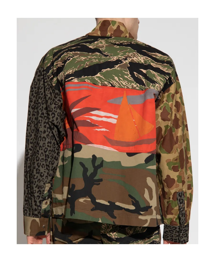 Panelled Military Jacket