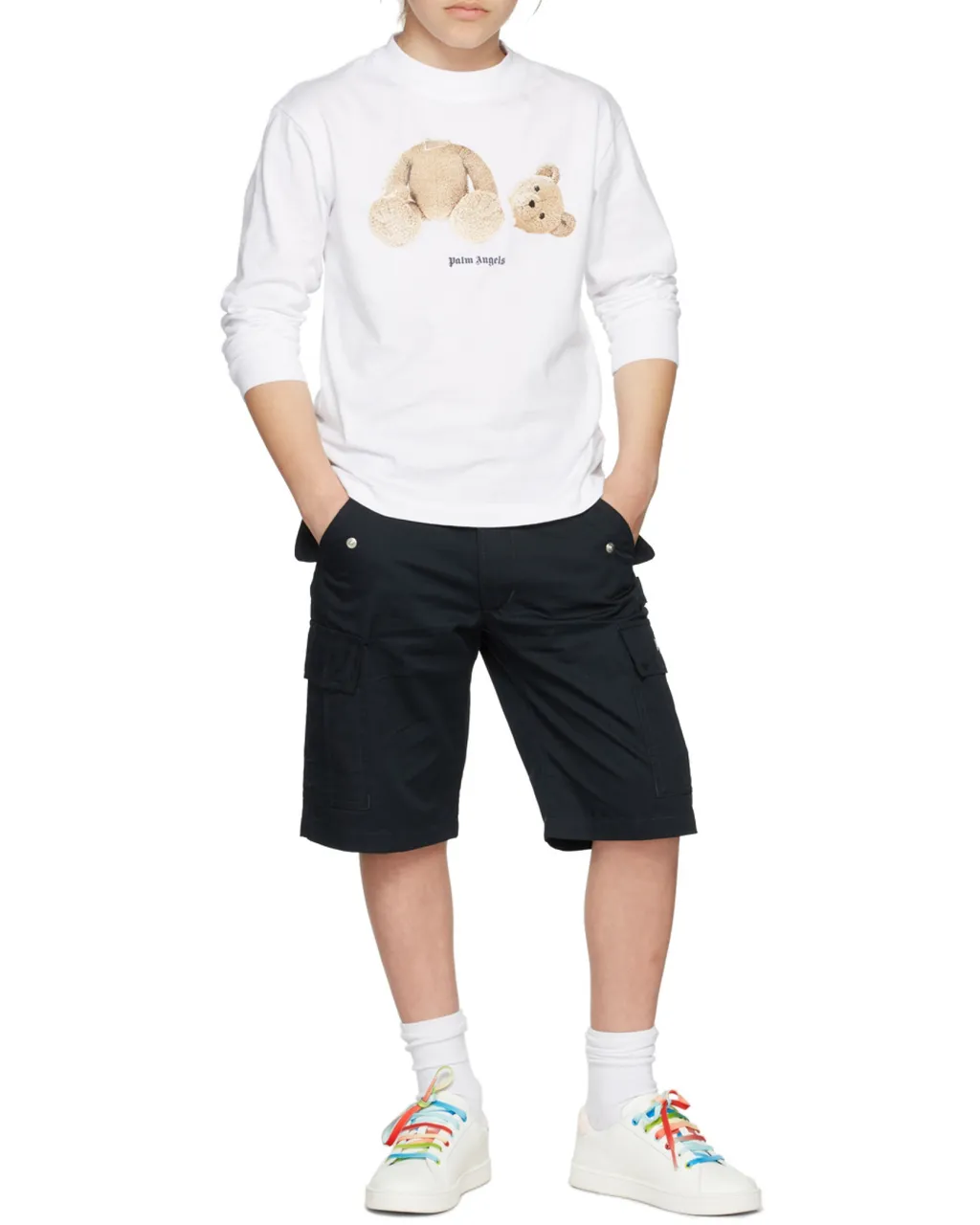 Logo-Print Cargo Shorts