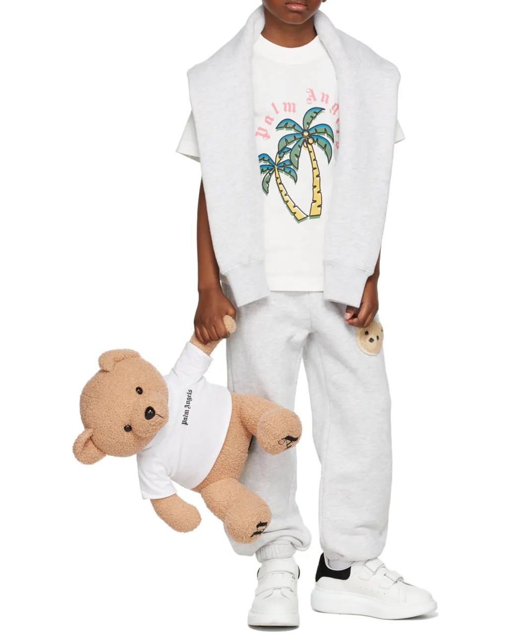 Bear-Motif Track Pants