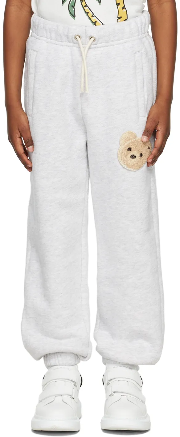 Bear-Motif Track Pants