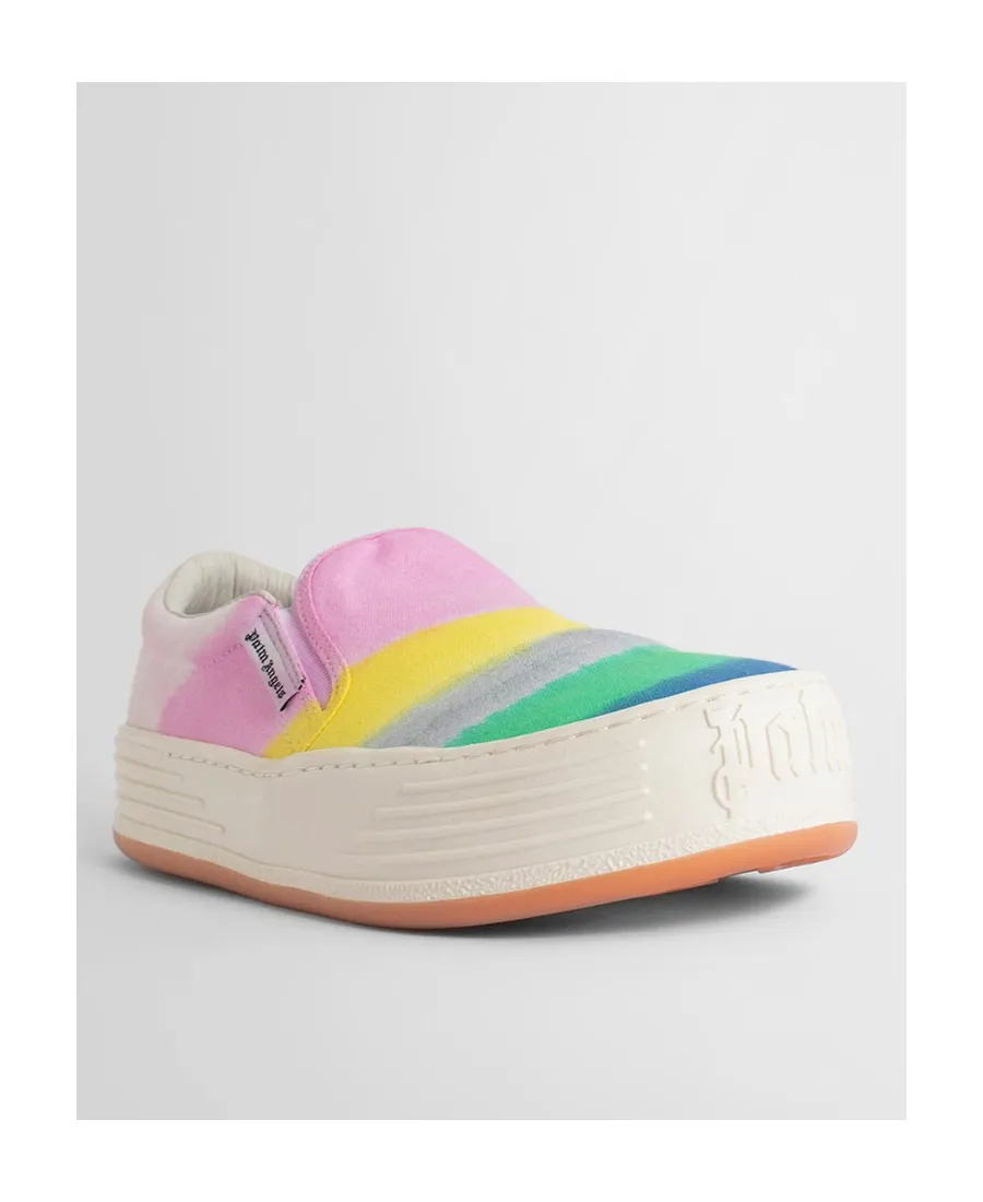 Rainbow Printed Slip-On Sneakers