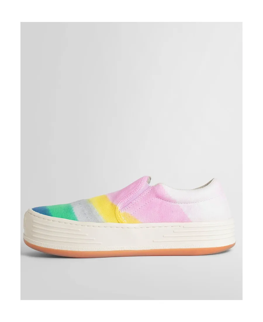 Rainbow Printed Slip-On Sneakers