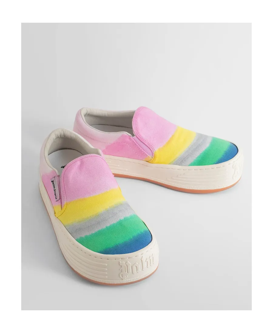 Rainbow Printed Slip-On Sneakers