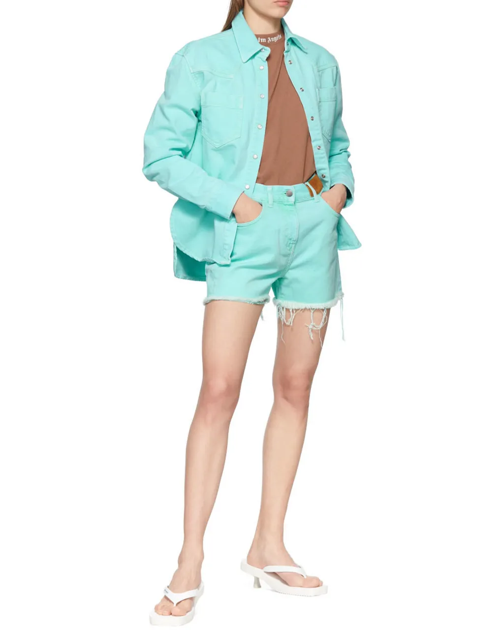 Button-Front Shirt Jacket