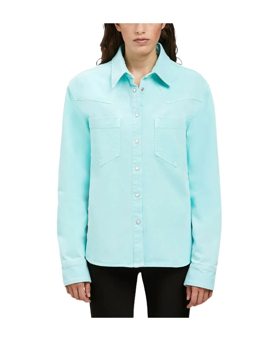 Button-Front Shirt Jacket