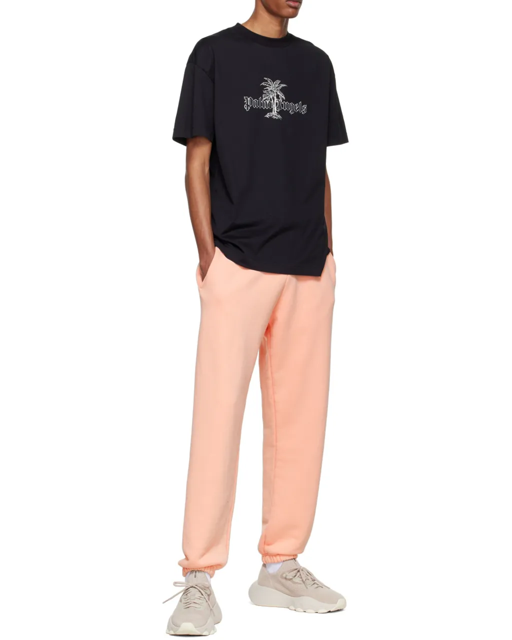 Logo Printed Drawstring Track Pants
