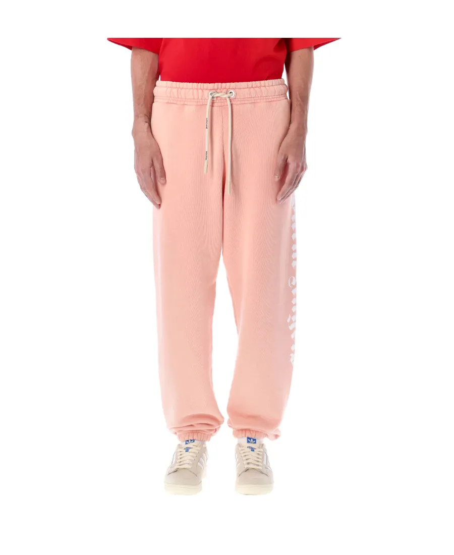Logo Printed Drawstring Track Pants