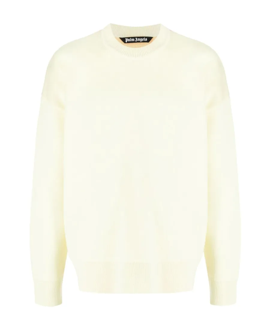 Palm Intarsia Crewneck Sweater
