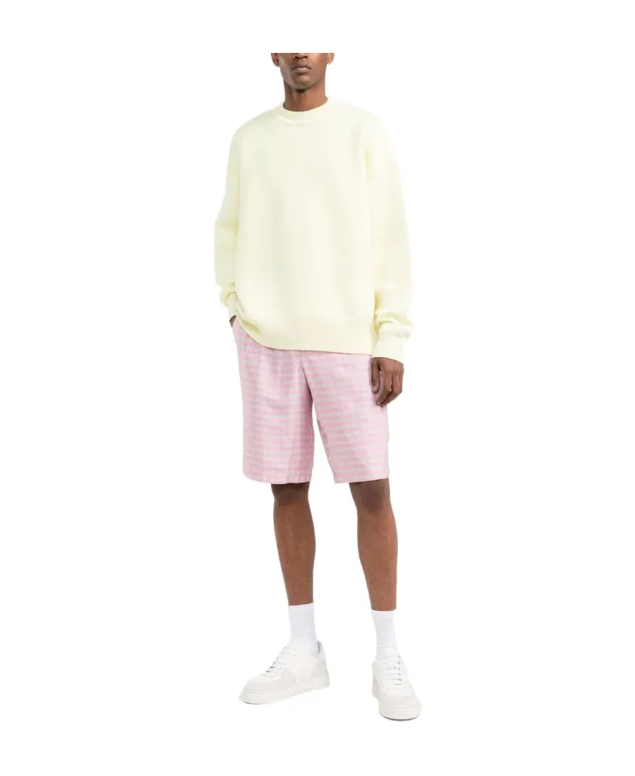 Palm Intarsia Crewneck Sweater