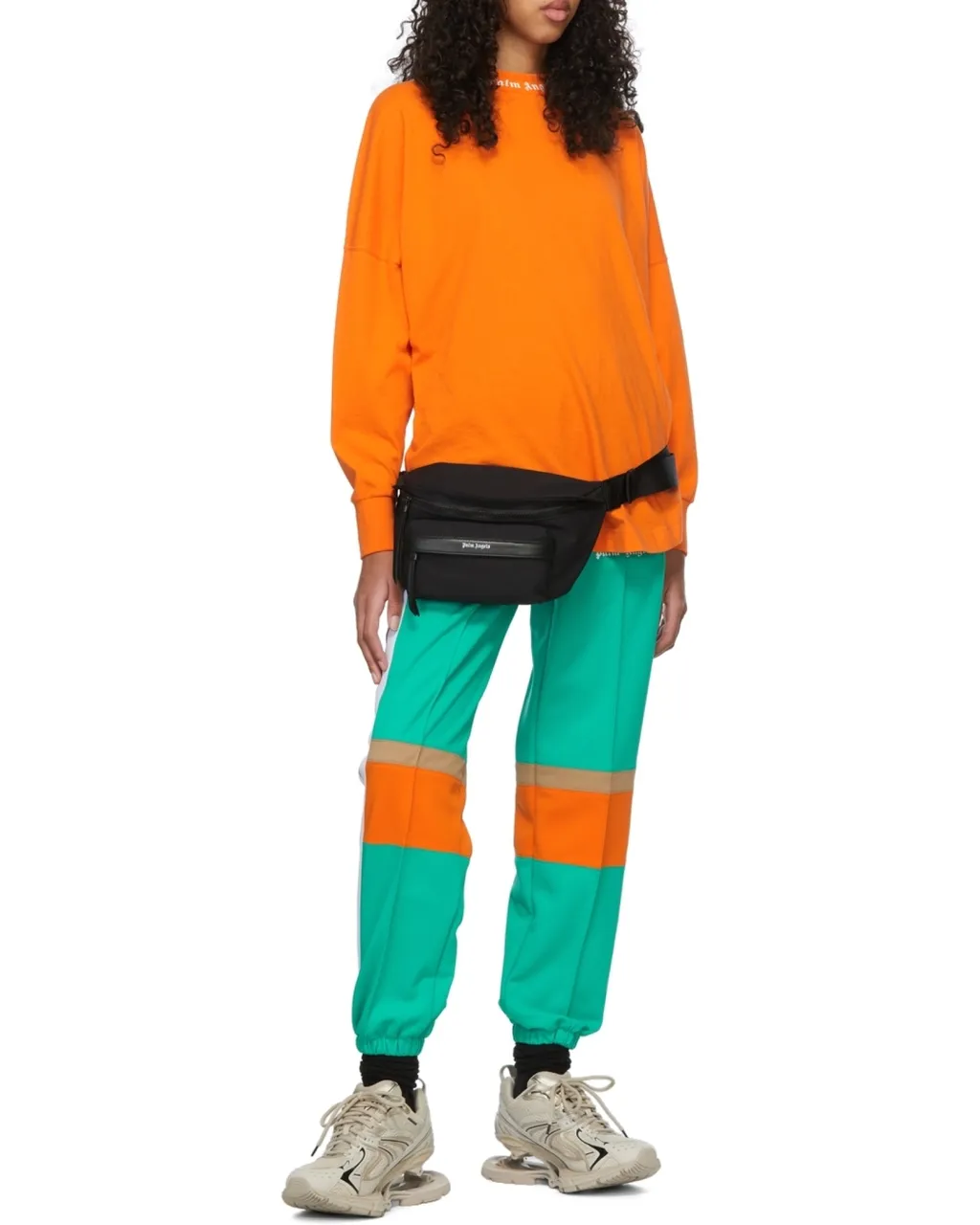 Colour-Block Tracksuit Bottoms