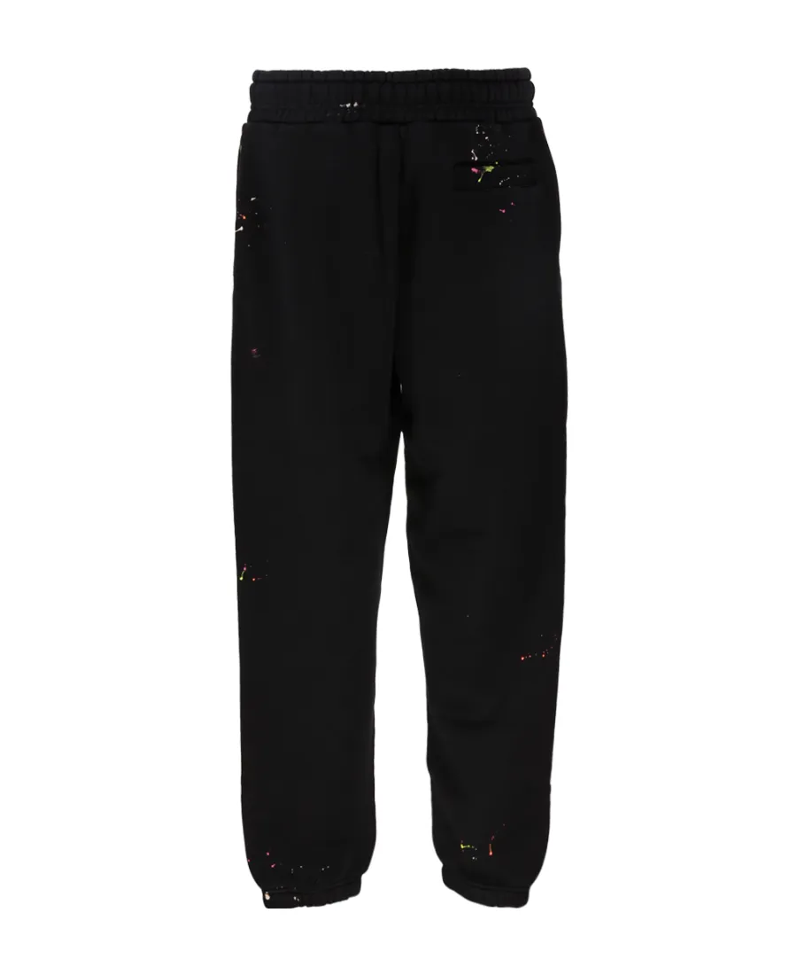 Painted Logo Print Track Trousers