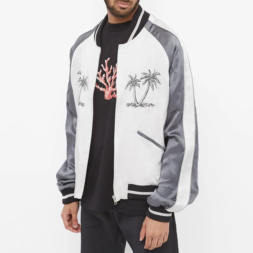 Palm Tree Baseball Jacket