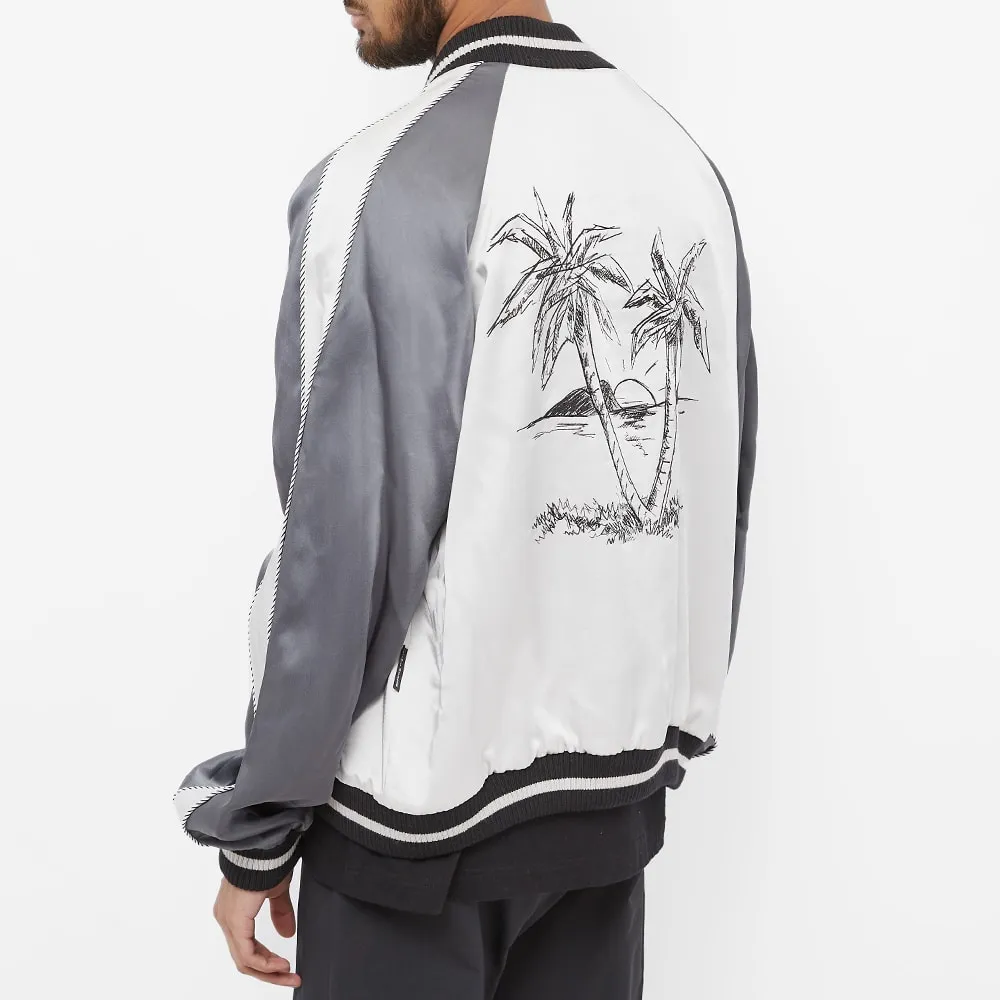 Palm Tree Baseball Jacket