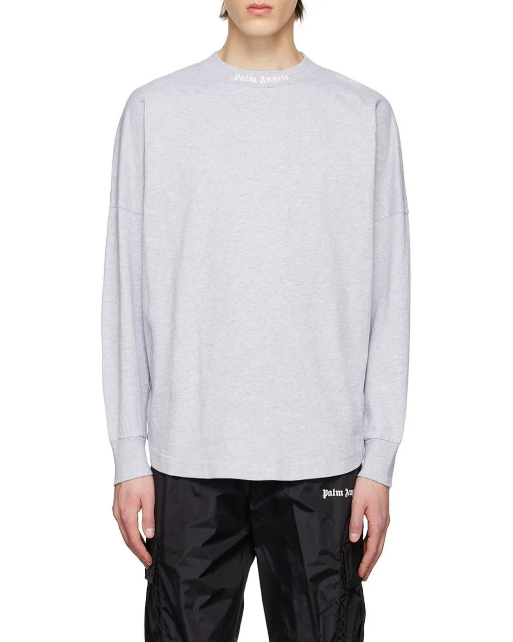 Logo-Print Long-Sleeve Top