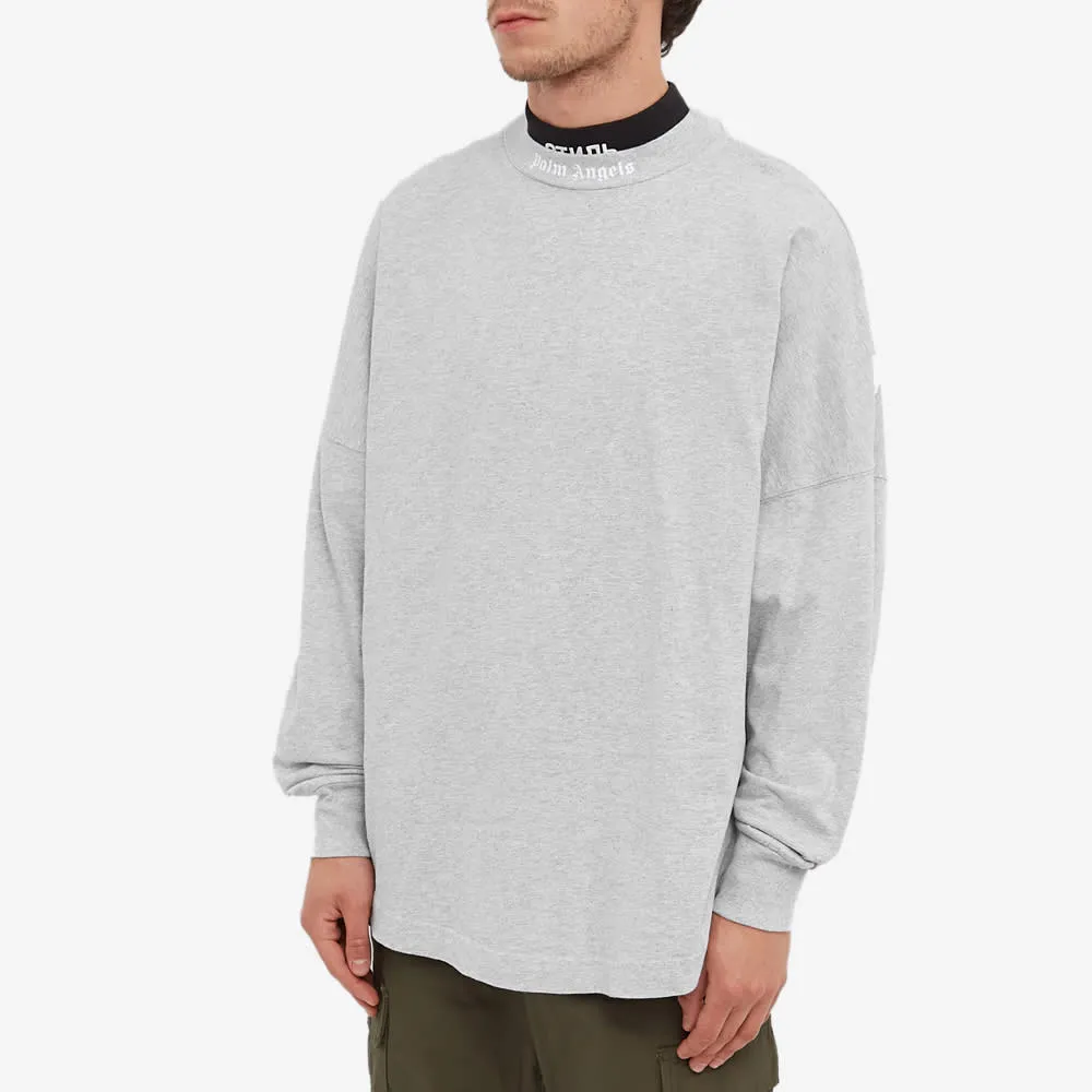 Logo-Print Long-Sleeve Top