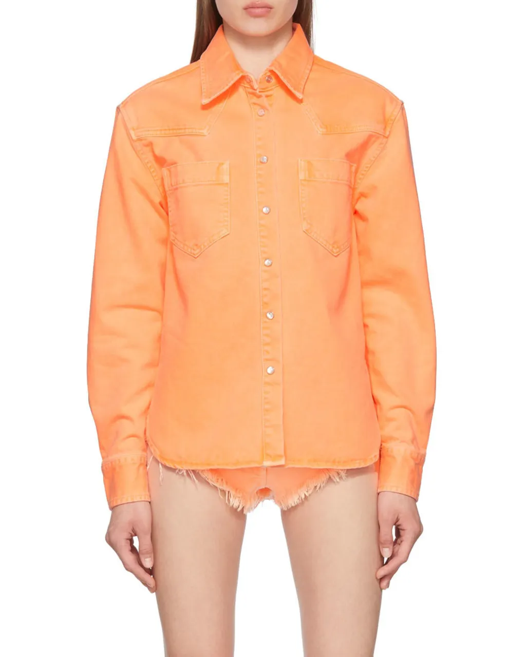 Press Stud Denim Shirt