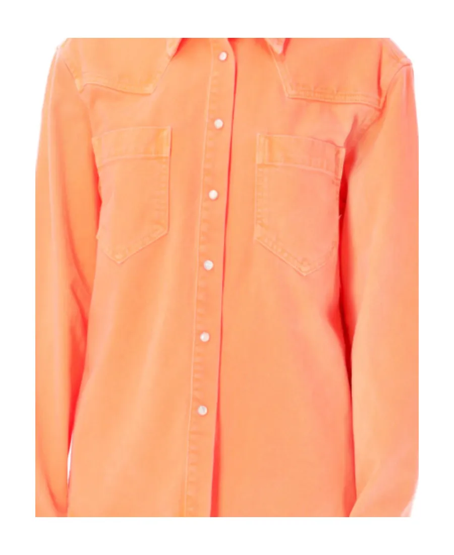 Press Stud Denim Shirt