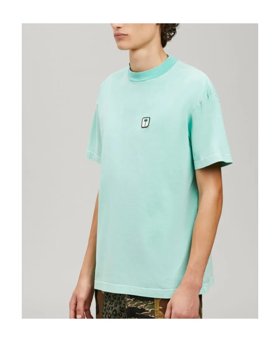 Palm Tree-Logo Cotton T-Shirt