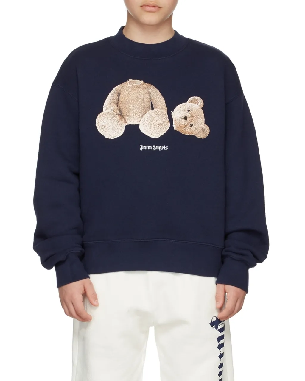 Bear Printed Crewneck Sweatshirt