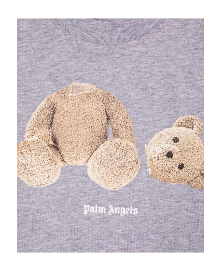 Bear-Print Cotton T-Shirt