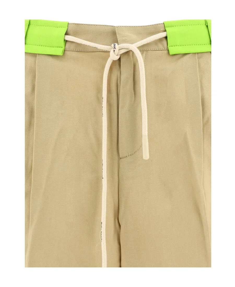 Drawstring Bermuda Shorts