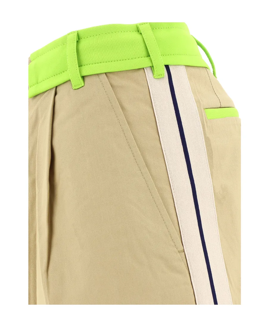 Drawstring Bermuda Shorts