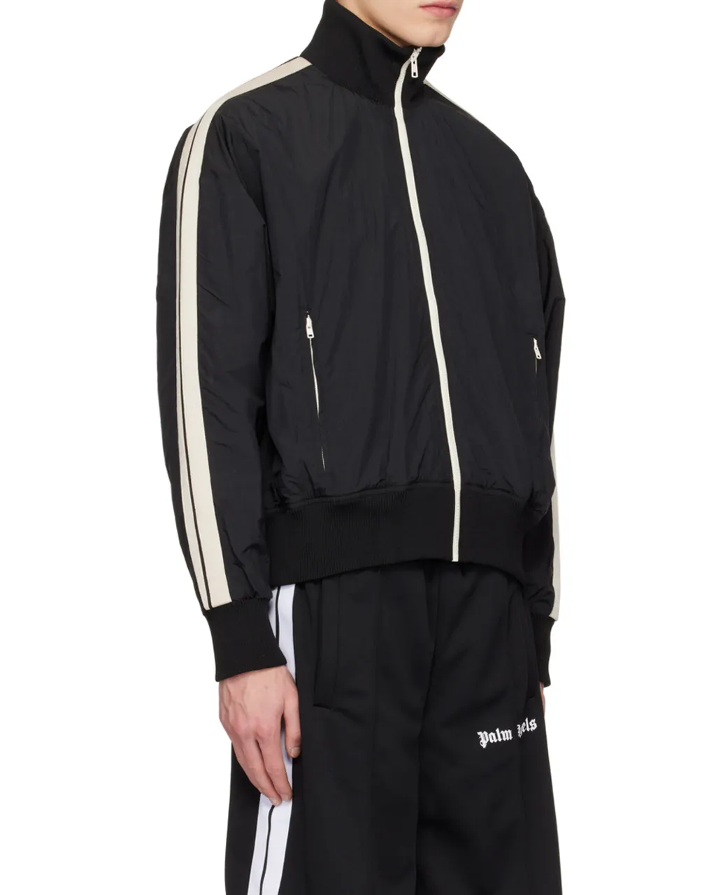 Logo Printed Long-Sleeved Jacket