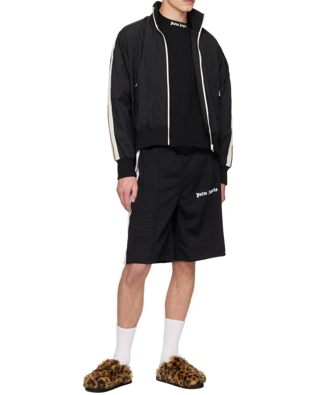 Logo Printed Long-Sleeved Jacket