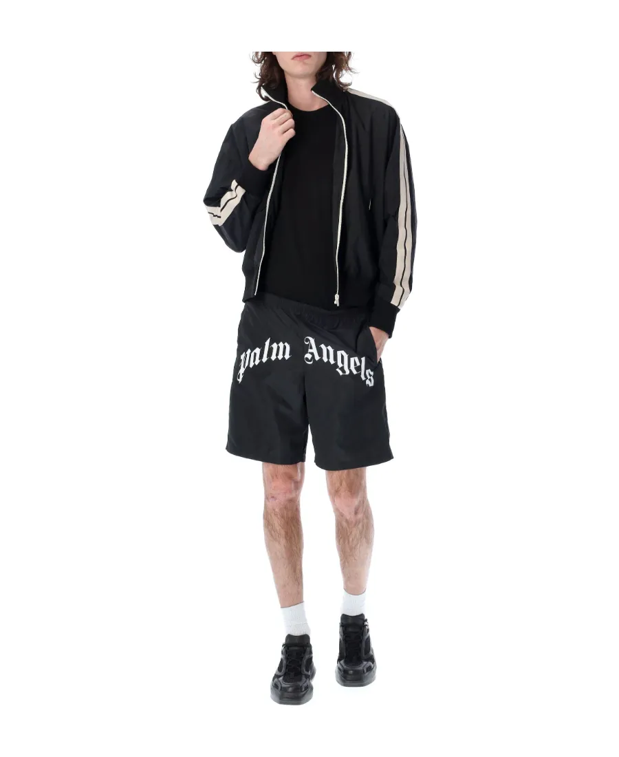 Logo Printed Long-Sleeved Jacket