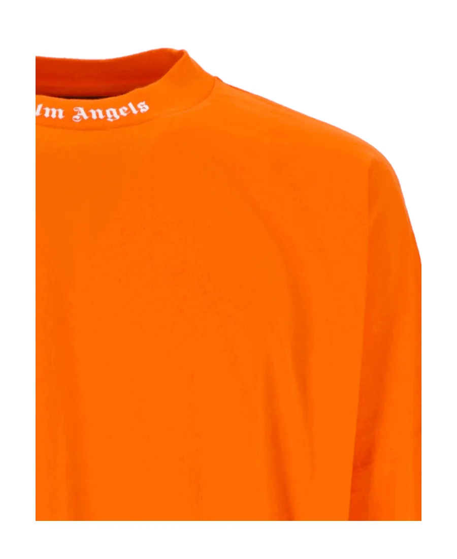 Mock Neck Logo T-Shirt
