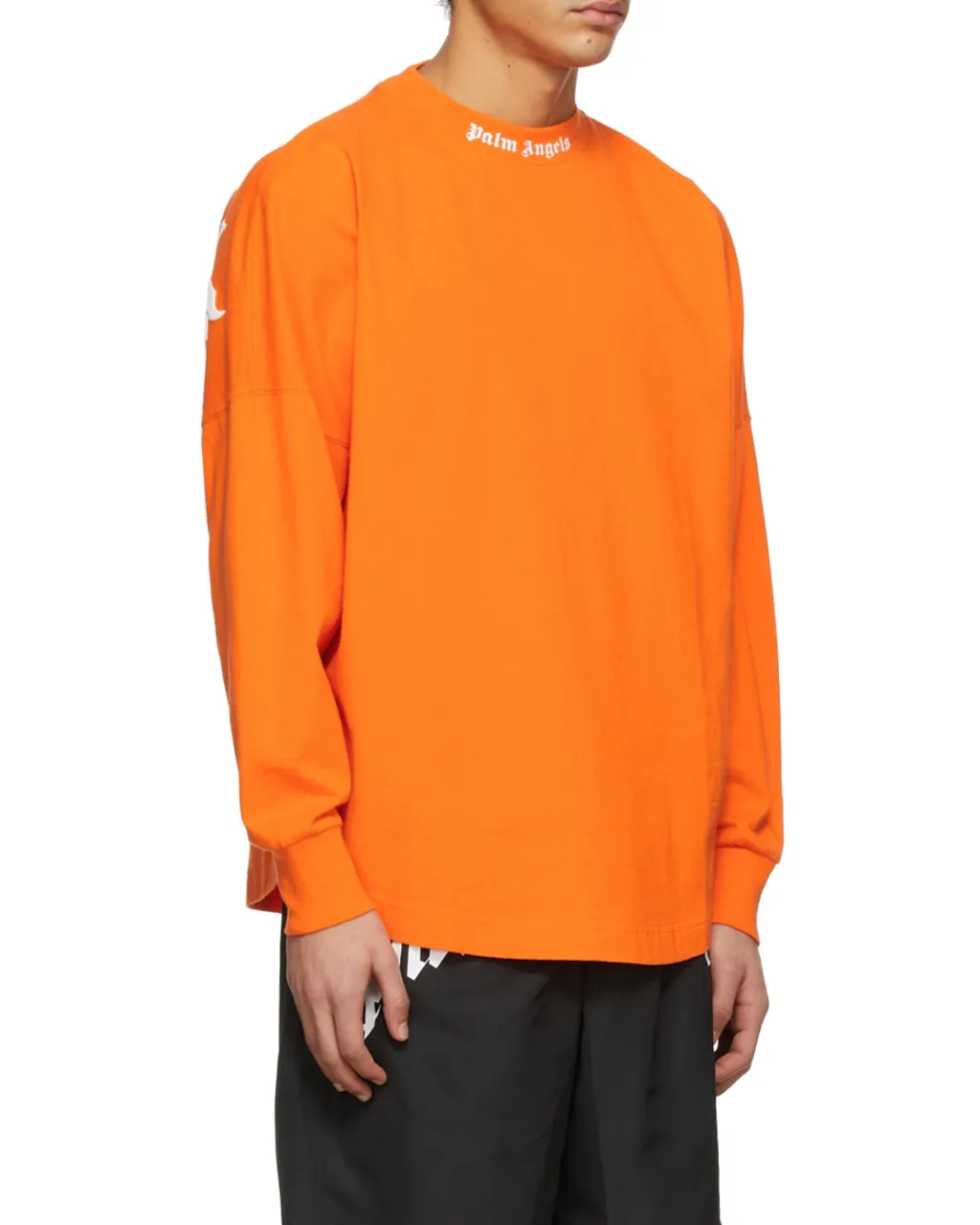Mock Neck Logo T-Shirt