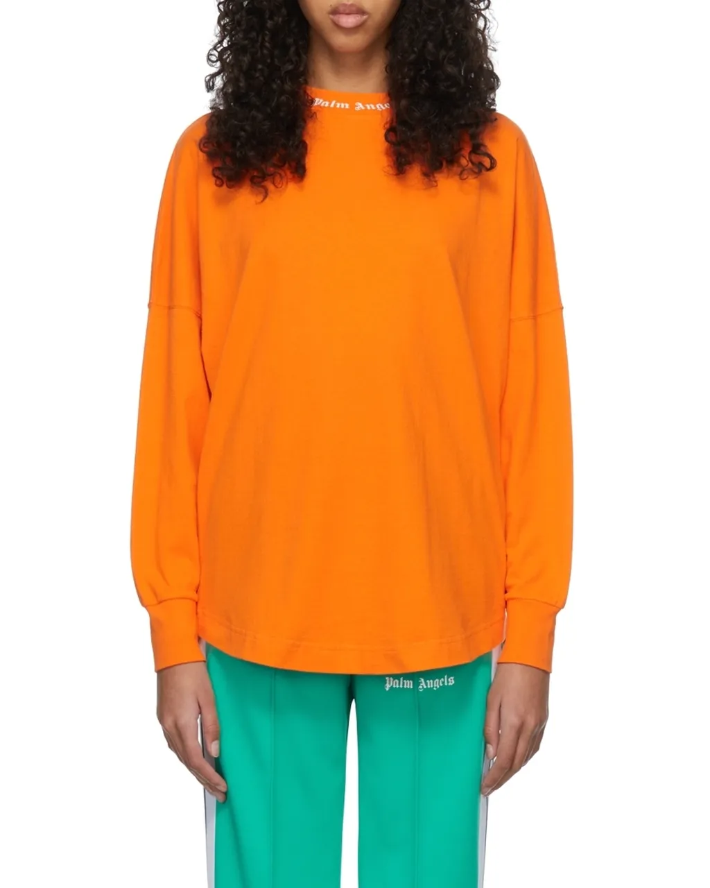 Mock Neck Logo T-Shirt
