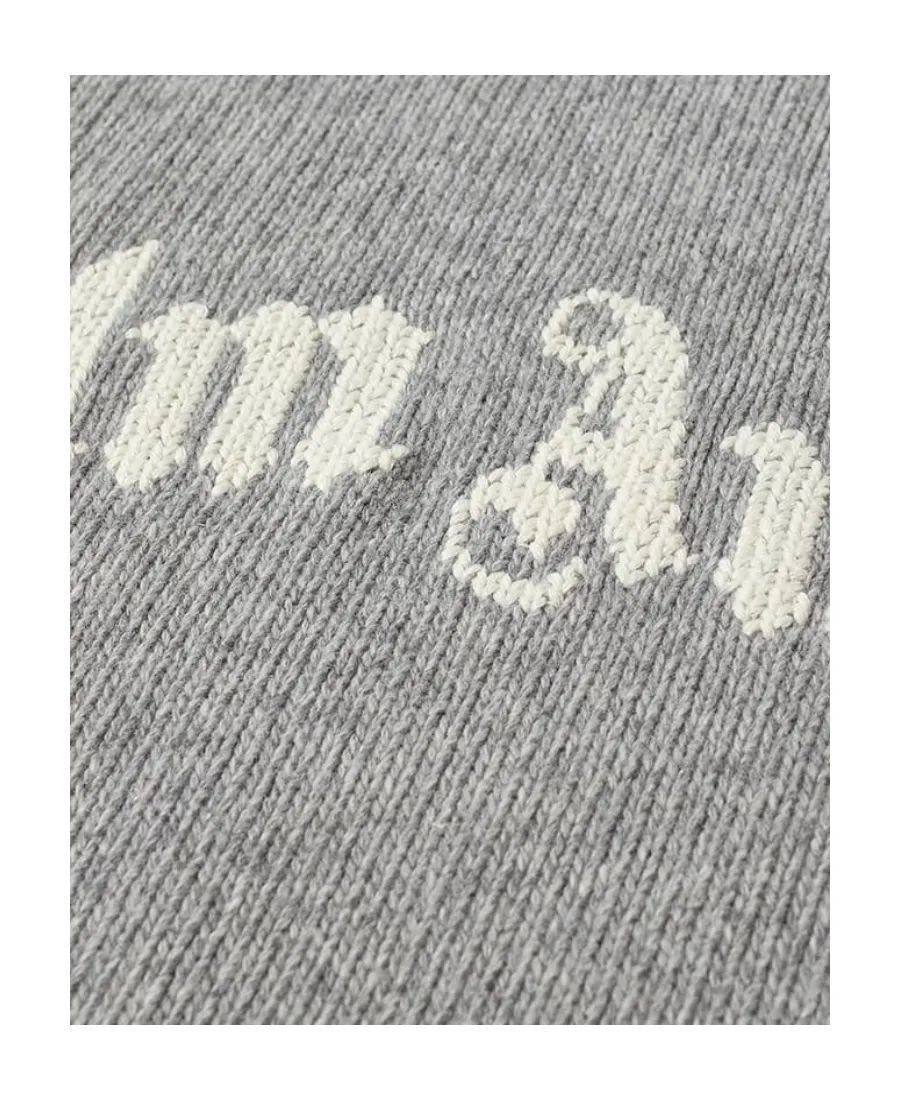 Logo Intarsia-Knitted Crewneck Jumper