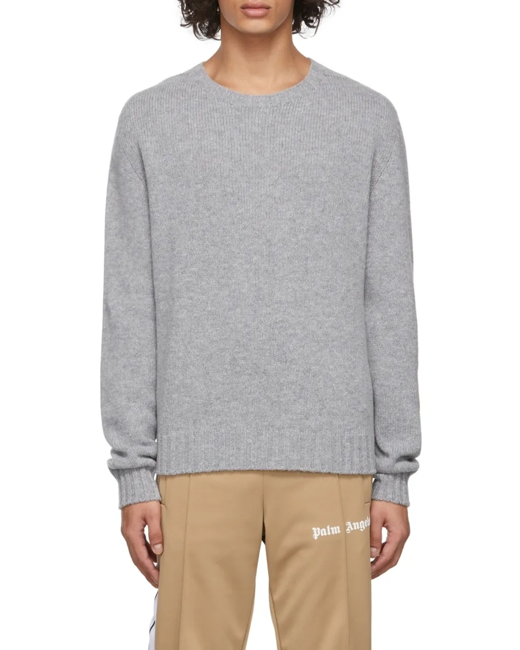 Logo Intarsia-Knitted Crewneck Jumper