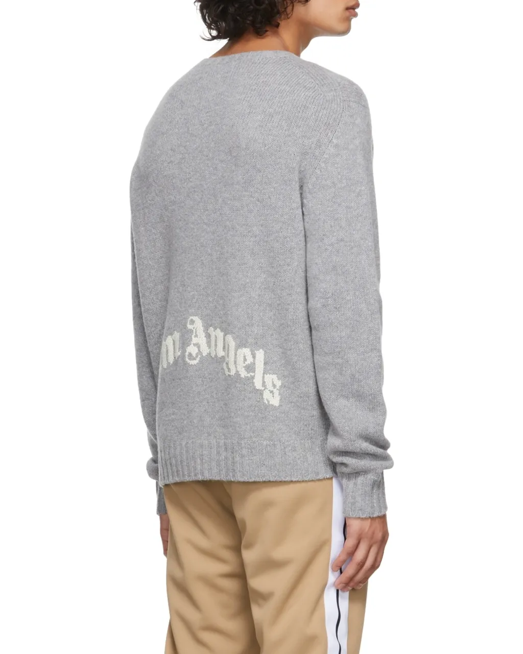Logo Intarsia-Knitted Crewneck Jumper