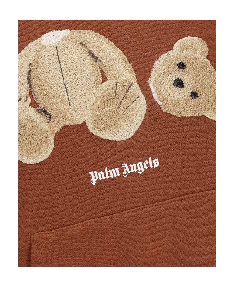 Bear Logo-Print Relaxed Hoodie