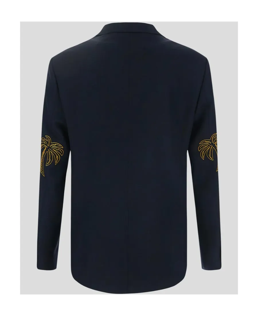 Palm Tree-Embroidery Blazer