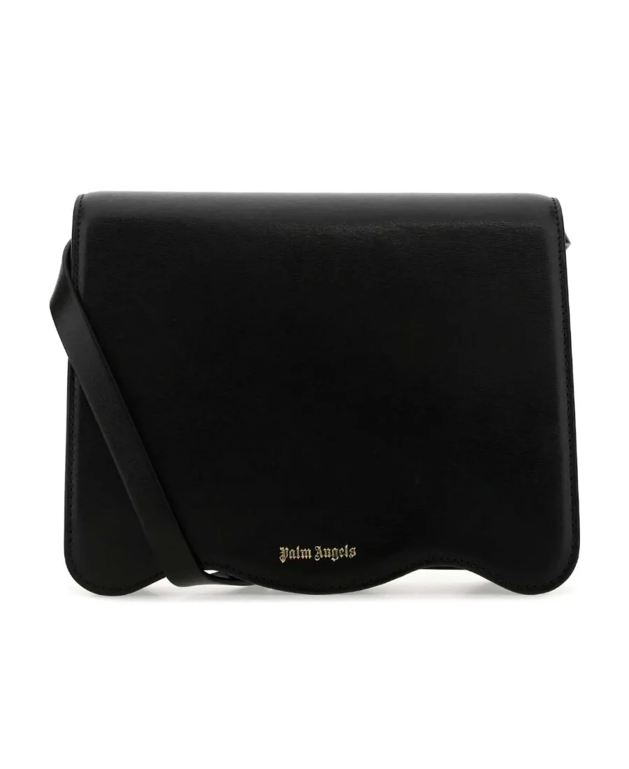 Palm Plaque Foldover Shoulder Bag