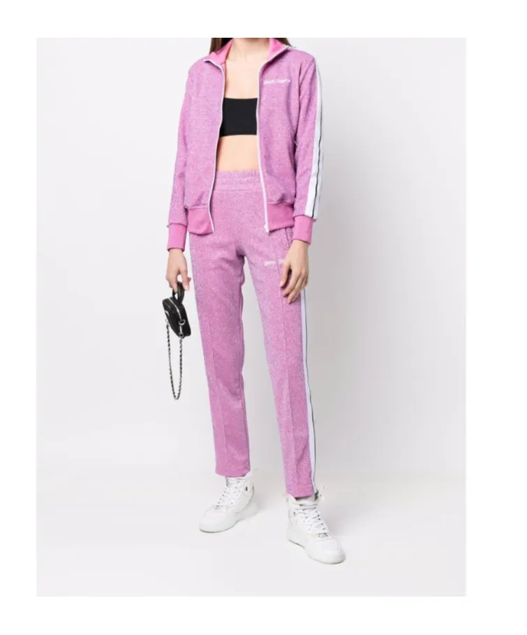 Glitter-Effect Track Trousers