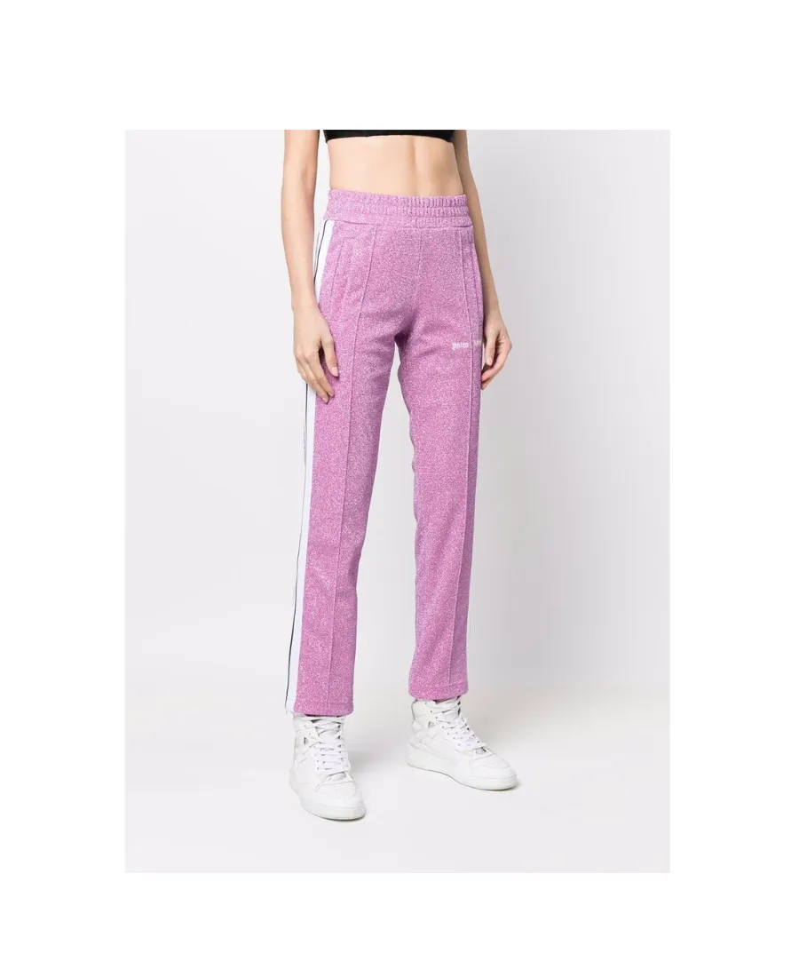 Glitter-Effect Track Trousers