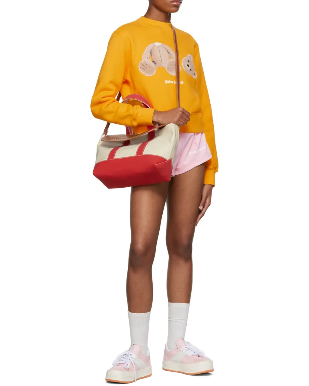 Palm Beach Logo Debossed Tote Bag