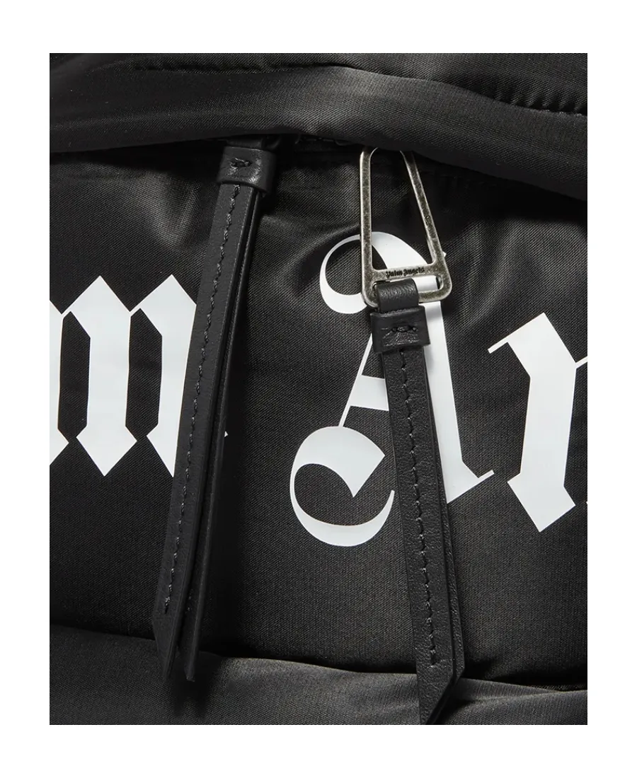 Logo Printed Zipped Backpack